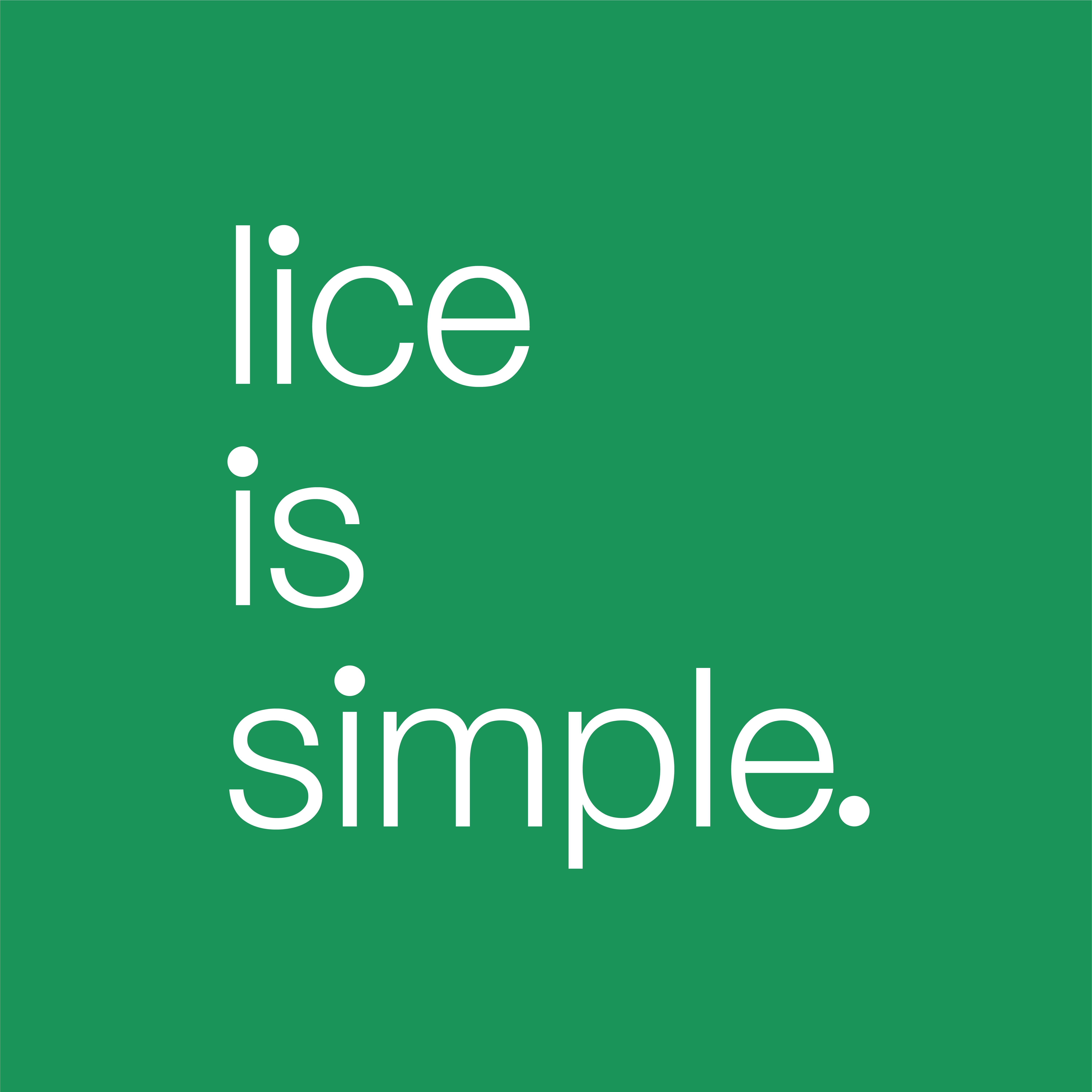 Lice Is Simple Logo